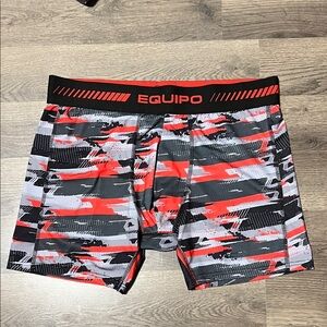 Men's Dynamic Red and Black Boxer Briefs